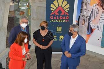 Visita oficial a Telde de Román Rodríguez, vicepresidente del Gobierno de Canarias/TA y Acfi Press.